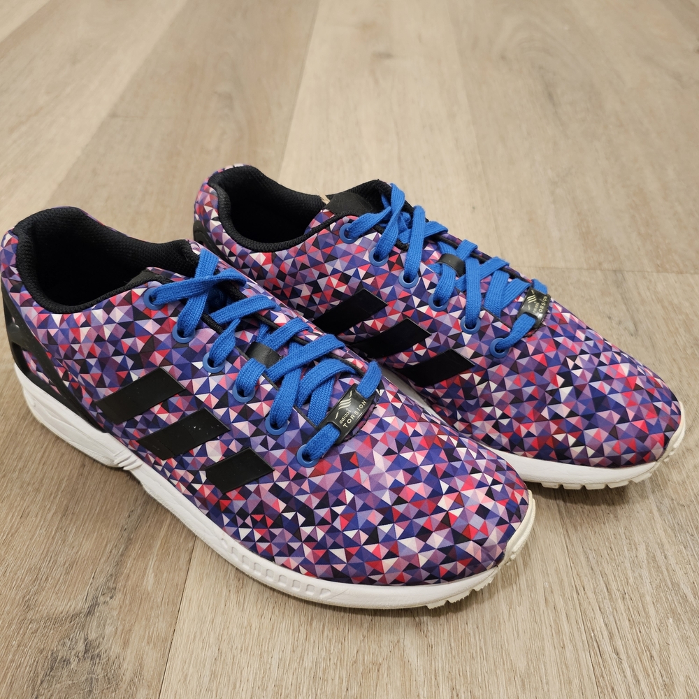 Adidas Torsion ZX Flux Men's Running Sneakers Prism Multi-Color